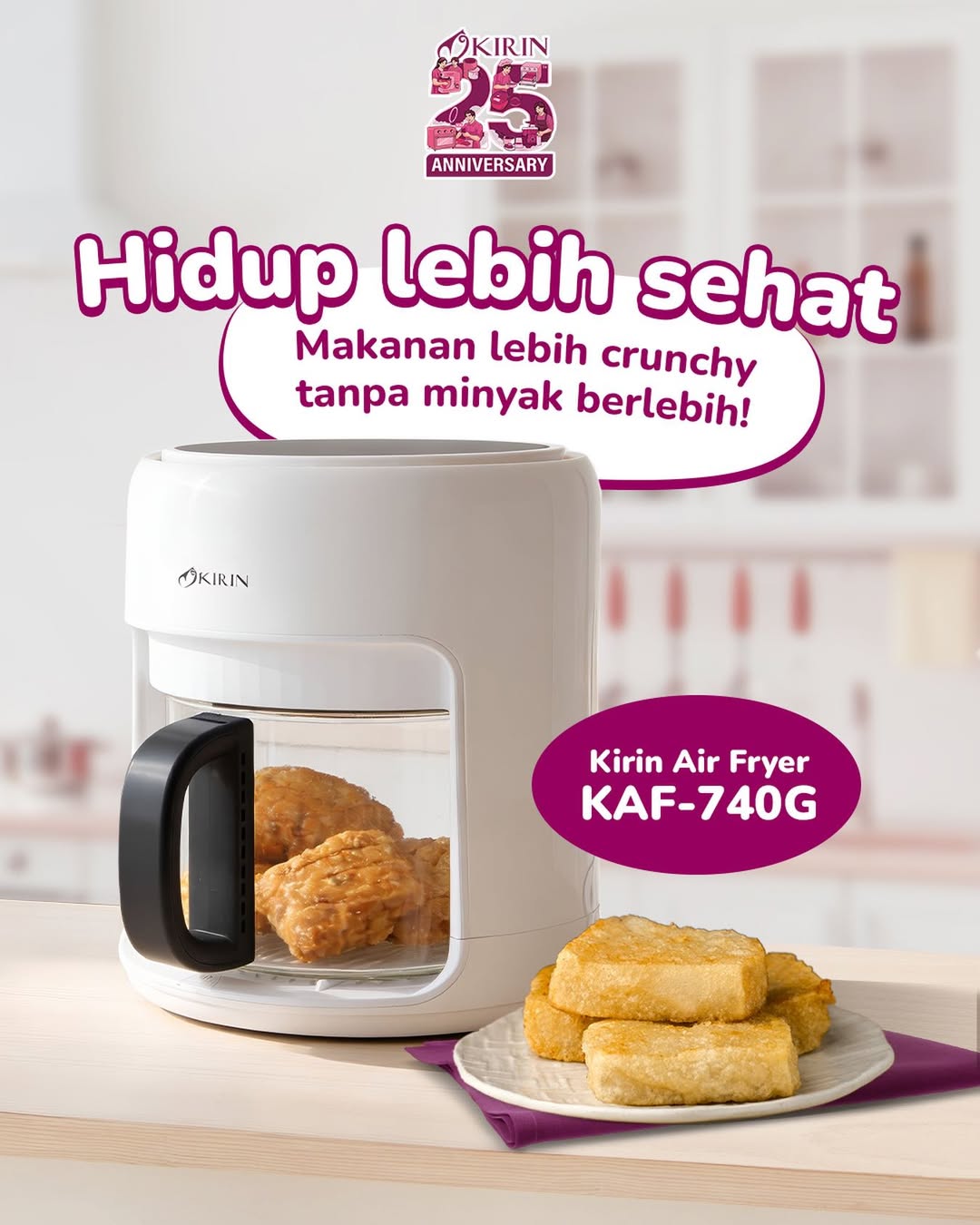 kirin air fryer KAF 740G